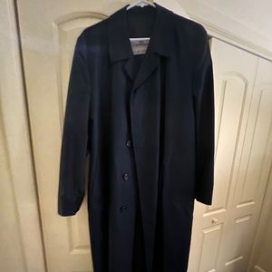 Aquascutum Silk Blue Trenchcoat